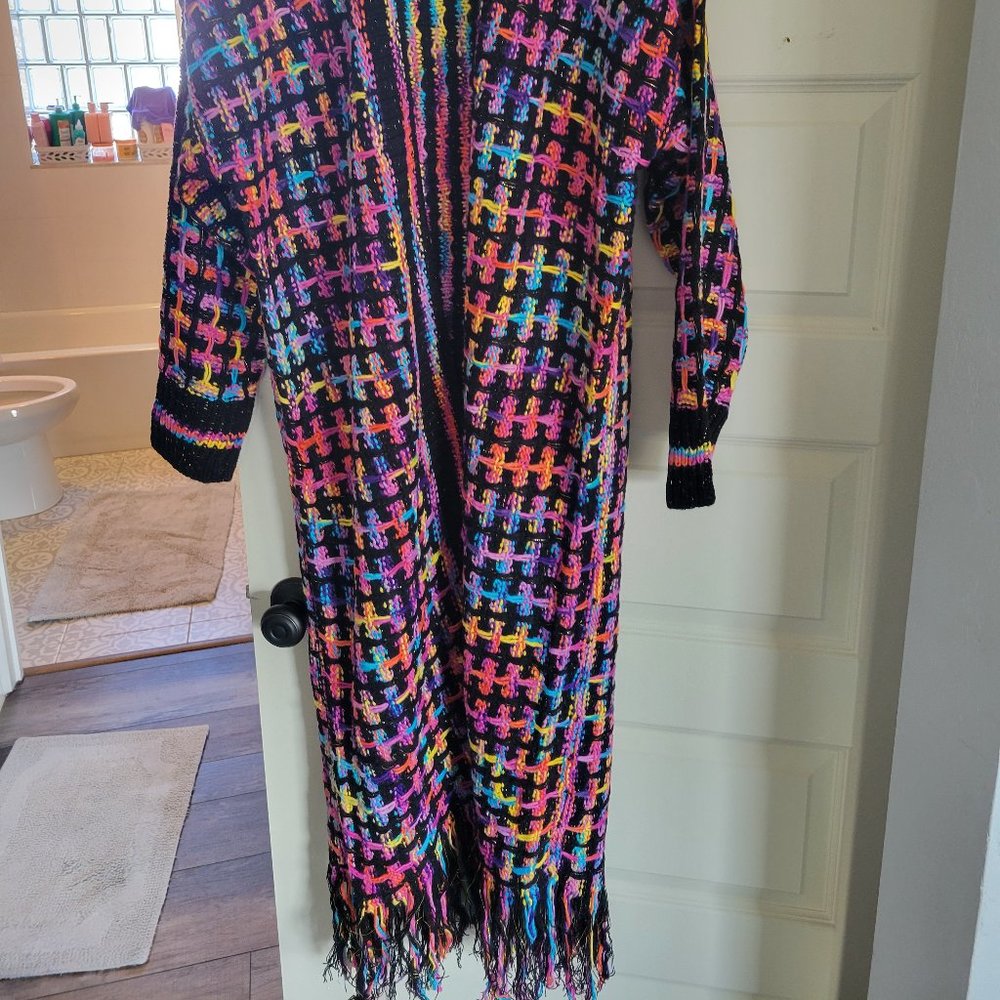 Rainbow Long cardigan